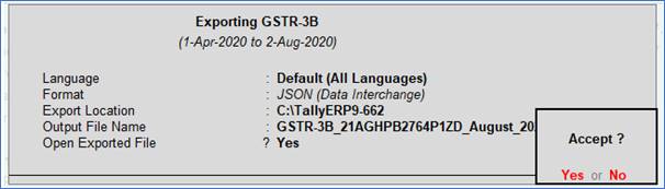 GSTR-3B Reports to File GST Returns in Tally.Erp9